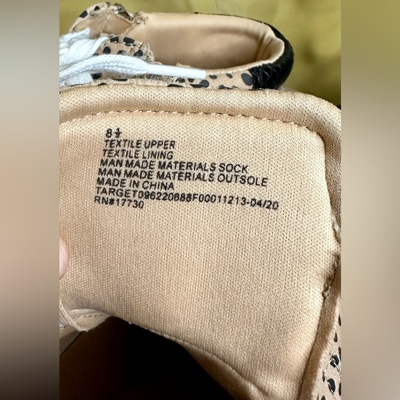 EUC Universal Threads “Brooklin” High-Top Sneakers Brown Leopard Print. Size 8.5 - Picture 10 of 12